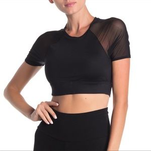 Worn Once! Alo Mesh Crop Sports Bra size XS